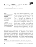 Báo cáo khoa học: Changes in acetylcholine receptor function induce shifts in muscle ﬁber type composition