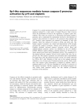 Báo cáo khoa học: Sp1-like sequences mediate human caspase-3 promoter activation by p73 and cisplatin