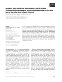 Báo cáo khoa học: Insights into substrate and product trafﬁc in the Drosophila melanogaster acetylcholinesterase active site gorge by enlarging a back channel