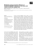 Báo cáo khoa học: Modulation of the enzymatic efﬁciency of ferredoxin-NADP(H) reductase by the amino acid volume around the catalytic site