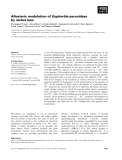 Báo cáo khoa học: Allosteric modulation of Euphorbia peroxidase by nickel ions