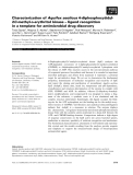 Báo cáo khoa học: Characterization ofAquifex aeolicus4-diphosphocytidyl-2C-methyl-D-erythritol kinase – ligand recognition in a template for antimicrobial drug discovery