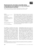 Báo cáo khoa học: Requirements for chromatin reassembly during transcriptional downregulation of a heat shock gene in Saccharomyces cerevisiae