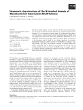 Báo cáo khoa học: Hexameric ring structure of the N-terminal domain of Mycobacterium tuberculosis DnaB helicase