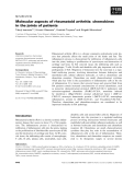 Báo cáo khoa học: Molecular aspects of rheumatoid arthritis: chemokines in the joints of patients