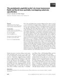 Báo cáo khoa học: The periplasmic peptidyl prolylcis–transisomerases PpiD and SurA have partially overlapping substrate specificities