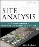 Site Analysis A Contextual Approach to Sustainable Land Planning and Site Design