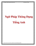 Ngữ Pháp Thông Dụng trong Tiếng Anh