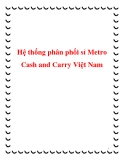 Hệ thống phân phối sỉ Metro Cash and Carry Việt Nam