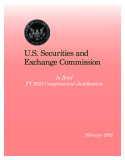 U.S. Securities and Exchange Commission In Brief FY 2013 Congressional Justification