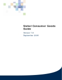 Siebel Consumer Goods  Guide  Version 7.8 September 2005