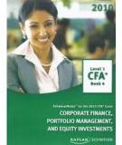 Corpoarate Finance Portfolio Managament and Equity Investments