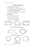 Bài tập thực hành Auto Cad 2007 - Bài thực hành số 1