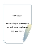 TIỂU LUẬN:  Báo cáo thống kê tại Trung tâm Sản Xuất Phim Truyền Hình Việt Nam (VFC)