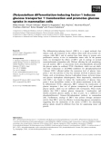 Báo cáo khoa học: Dictyostelium differentiation-inducing factor-1 induces glucose transporter 1 translocation and promotes glucose uptake in mammalian cells