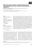 Báo cáo khoa học: Molecular characterization of a blood-induced serine carboxypeptidase from the ixodid tick Haemaphysalis longicornis