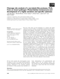 Báo cáo khoa học: Cleavage site analysis of a serralysin-like protease, PrtA, from an insect pathogen Photorhabdus luminescens and development of a highly sensitive and speciﬁc substrate