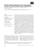 Báo cáo khoa học: Inhibitor-mediated stabilization of the conformational structure of a histone deacetylase-like amidohydrolase