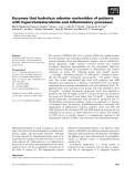 Báo cáo khoa học: Enzymes that hydrolyze adenine nucleotides of patients with hypercholesterolemia and inﬂammatory processes