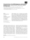 Báo cáo khoa học: Characterization of the NADH:ubiquinone oxidoreductase (complex I) in the trypanosomatid Phytomonas serpens (Kinetoplastida)