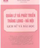 Chương trình khoa học cấp nhà nước - Quản lý và phát triển Thăng Long-Hà Nội