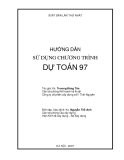 hướng dẫn sử dụng chương trình dự toán 97 phiên bản 1998