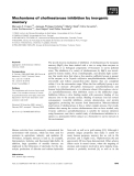 Báo cáo khoa học: Mechanisms of cholinesterase inhibition by inorganic mercury