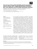 Báo cáo khoa học: Fast set-up of doxycycline-inducible protein expression in human cell lines with a single plasmid based on Epstein– Barr virus replication and the simple tetracycline repressor