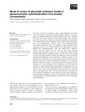 Báo cáo khoa học: Mode of action of glycoside hydrolase family 5 glucuronoxylan xylanohydrolase from Erwinia chrysanthemi