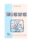 Giáo trình Tâm lý học dạy học