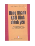 Đồng Khánh Khải Định chính yếu - Quốc sử quán triều Nguyễn