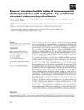 Báo cáo khoa học: Aberrant interchain disulﬁde bridge of tissue-nonspeciﬁc alkaline phosphatase with an Arg433 ﬁ Cys substitution associated with severe hypophosphatasia