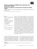 Báo cáo khoa học: Human recombinant prolidase from eukaryotic and prokaryotic sources Expression, puriﬁcation, characterization and long-term stability studies