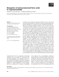 Báo cáo khoa học: Elongation of polyunsaturated fatty acids in trypanosomatids