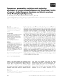 Báo cáo khoa học: Sequences, geographic variations and molecular phylogeny of venom phospholipases and threeﬁnger toxins of eastern India Bungarus fasciatus and kinetic analyses of its Pro31 phospholipases A2