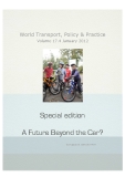   World Transport, Policy & Practice  Volume 17.4 January 2012: A Future Beyond the Car? 
