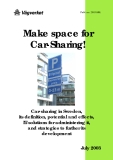 Make space for  Car-Sharing! 