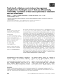 Báo cáo khoa học: Analysis of oxidative events induced by expanded polyglutamine huntingtin exon 1 that are differentially restored by expression of heat shock proteins or treatment with an antioxidant