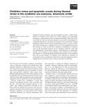 Báo cáo khoa học: Oxidative stress and apoptotic events during thermal stress in the symbiotic sea anemone, Anemonia viridis