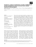 Báo cáo khoa học: Interferon-a induces sensitization of cells to inhibition of protein synthesis by tumour necrosis factor-related apoptosis-inducing ligand