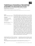 Báo cáo khoa học: Contribution of a central proline in model amphipathic a-helical peptides to self-association, interaction with phospholipids, and antimicrobial mode of action