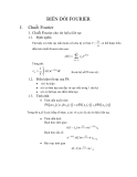 BIẾN ĐỔI FOURIER