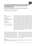 Báo cáo khoa học: The calcium-binding domain of the stress protein SEP53 is required for survival in response to deoxycholic acid-mediated injury