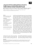 Báo cáo khoa học: a-Conotoxin GI benzoylphenylalanine derivatives 1 H-NMR structures and photoaffinity labeling of the Torpedo californicanicotinic acetylcholine receptor