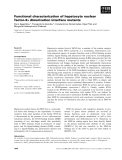 Báo cáo khoa học: Functional characterization of hepatocyte nuclear factor-4a dimerization interface mutants
