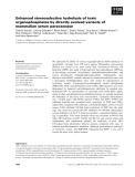 Báo cáo khoa học: Enhanced stereoselective hydrolysis of toxic organophosphates by directly evolved variants of mammalian serum paraoxonase