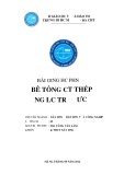 Bài giảng học phần bê tông ứng suất trước