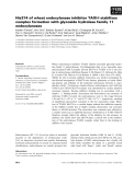 Báo cáo khoa học: His374 of wheat endoxylanase inhibitor TAXI-I stabilizes complex formation with glycoside hydrolase family 11 endoxylanases