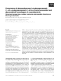 Báo cáo khoa học: Occurrence of glucosylsucrose [a-D-glucopyranosyl-(1fi2)-a-D-glucopyranosyl-(1fi2)-b-D-fructofuranoside] and glucosylated homologues in cyanobacteria Structural properties, cellular contents and possible function as thermoprotectants