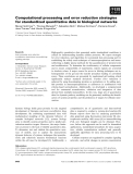 Báo cáo khoa học: Computational processing and error reduction strategies for standardized quantitative data in biological networks